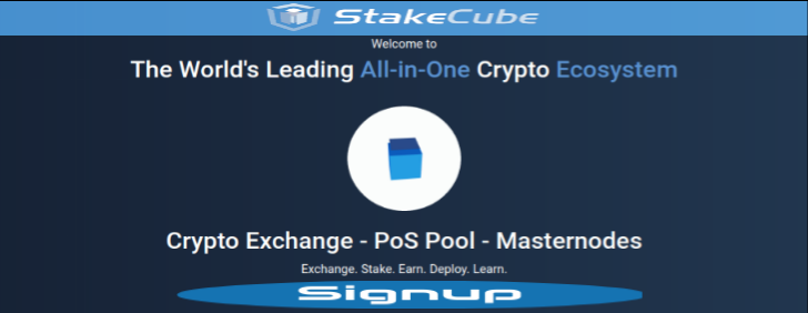 StakeCube - One stop Cryptocurrency Ecosystem